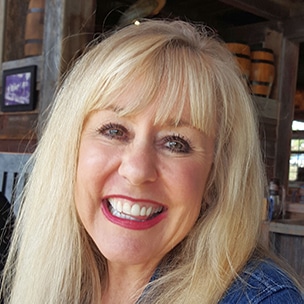 Happy meditator Cathe